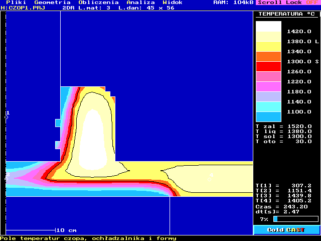 Pole temperatur