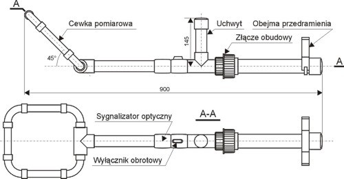 Wymiary wykrywacza